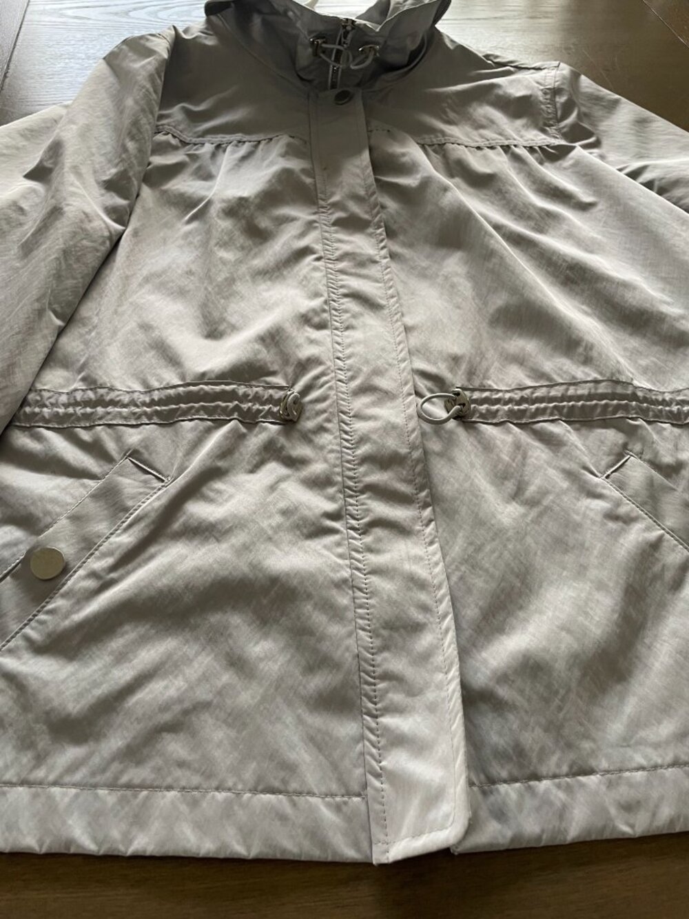 Chico's Zenergy Jacket Lt. Gray Size 2